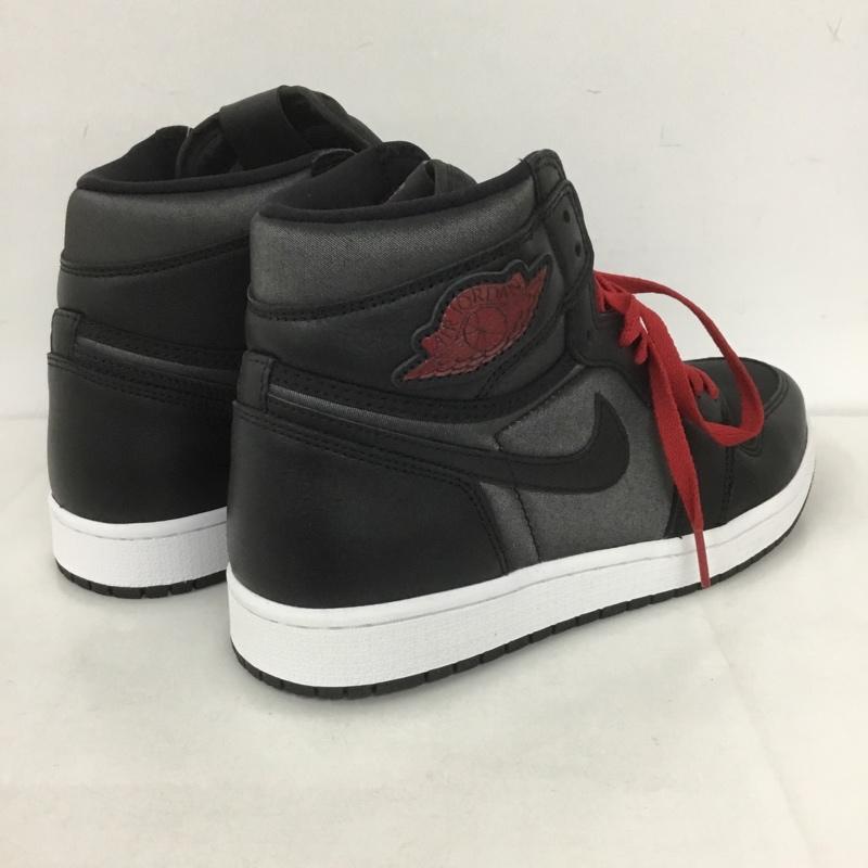 ナイキ NIKE スニーカー スニーカー 555088 060 AIR JORDAN 1 RETRO HIGH OG 27.5cm 箱有 27.5cm ロゴ、文字 黒 / ブラック / X 赤 / レッド /  メンズ USED 古着 中古 10127004