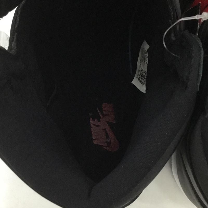 ナイキ NIKE スニーカー スニーカー 555088 060 AIR JORDAN 1 RETRO HIGH OG 27.5cm 箱有 27.5cm ロゴ、文字 黒 / ブラック / X 赤 / レッド /  メンズ USED 古着 中古 10127004