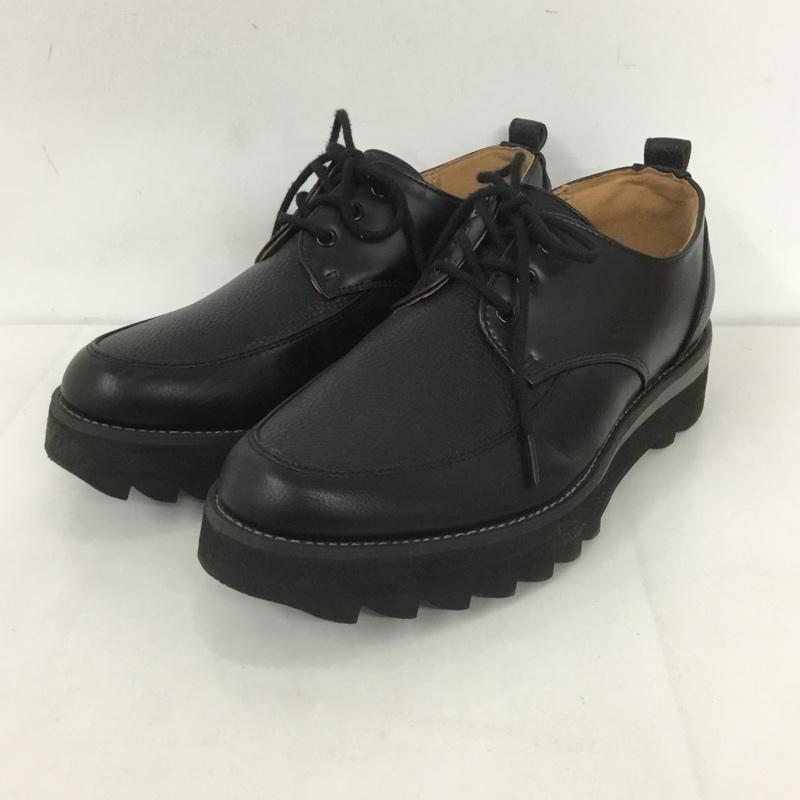 ウィム バイ リドム WYM LIDNM カジュアルシューズ カジュアルシューズ WYbu091 SHARK SOLE COMBINATION SHOES フェイクレザー M 無地 黒 / ブラック /  メンズ USED 古着 中古 10127008