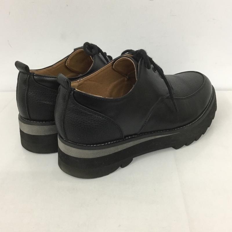 ウィム バイ リドム WYM LIDNM カジュアルシューズ カジュアルシューズ WYbu091 SHARK SOLE COMBINATION SHOES フェイクレザー M 無地 黒 / ブラック /  メンズ USED 古着 中古 10127008