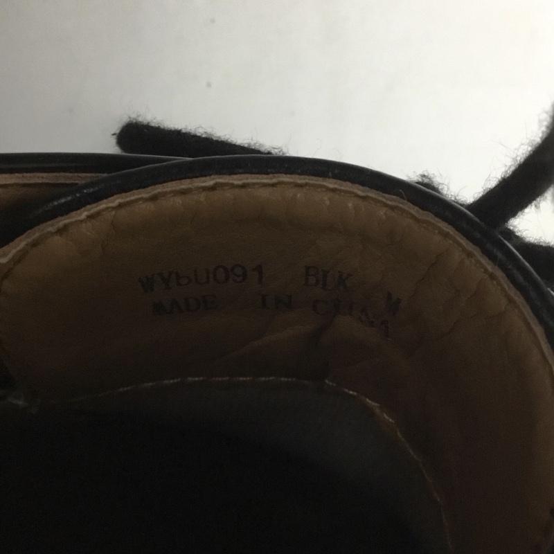 ウィム バイ リドム WYM LIDNM カジュアルシューズ カジュアルシューズ WYbu091 SHARK SOLE COMBINATION SHOES フェイクレザー M 無地 黒 / ブラック /  メンズ USED 古着 中古 10127008