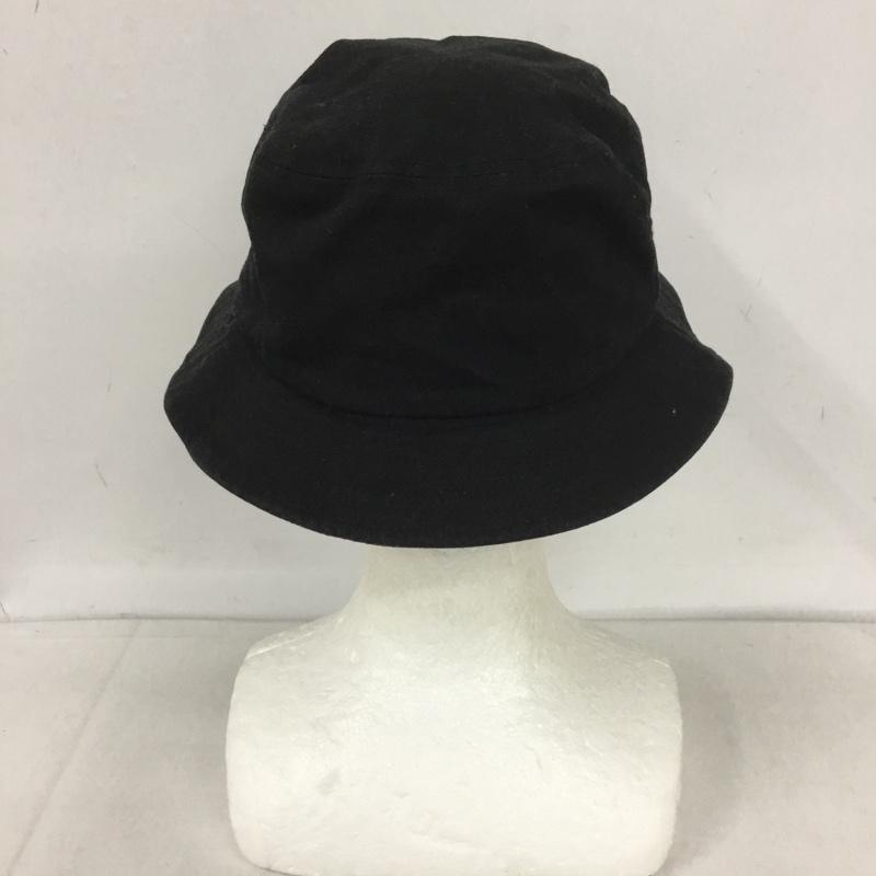 ファーストダウン FIRST DOWN 帽子 ハット バケットハット バケハ ロゴ、文字 黒 / ブラック /  メンズ USED 古着 中古 10127010