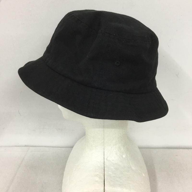 ファーストダウン FIRST DOWN 帽子 ハット バケットハット バケハ ロゴ、文字 黒 / ブラック /  メンズ USED 古着 中古 10127010