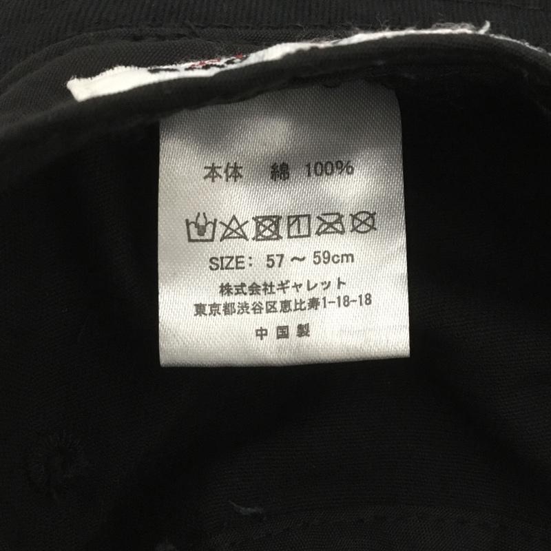 ファーストダウン FIRST DOWN 帽子 ハット バケットハット バケハ ロゴ、文字 黒 / ブラック /  メンズ USED 古着 中古 10127010