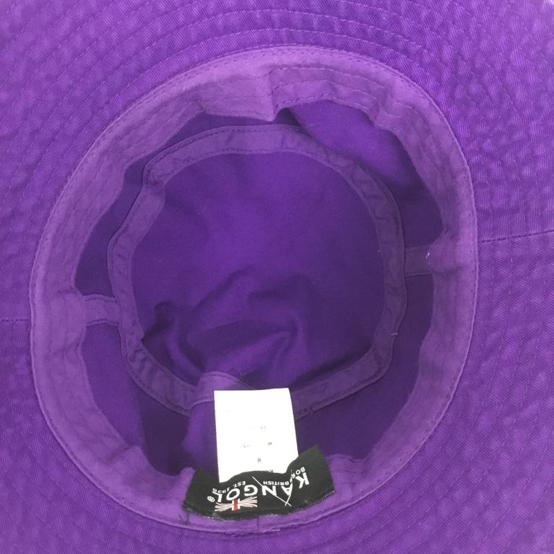 カンゴール KANGOL 帽子 ハット K4320SM WASHED BUCKET バケットハット ロゴ、文字 紫 / パープル /  メンズ USED 古着 中古 10127012