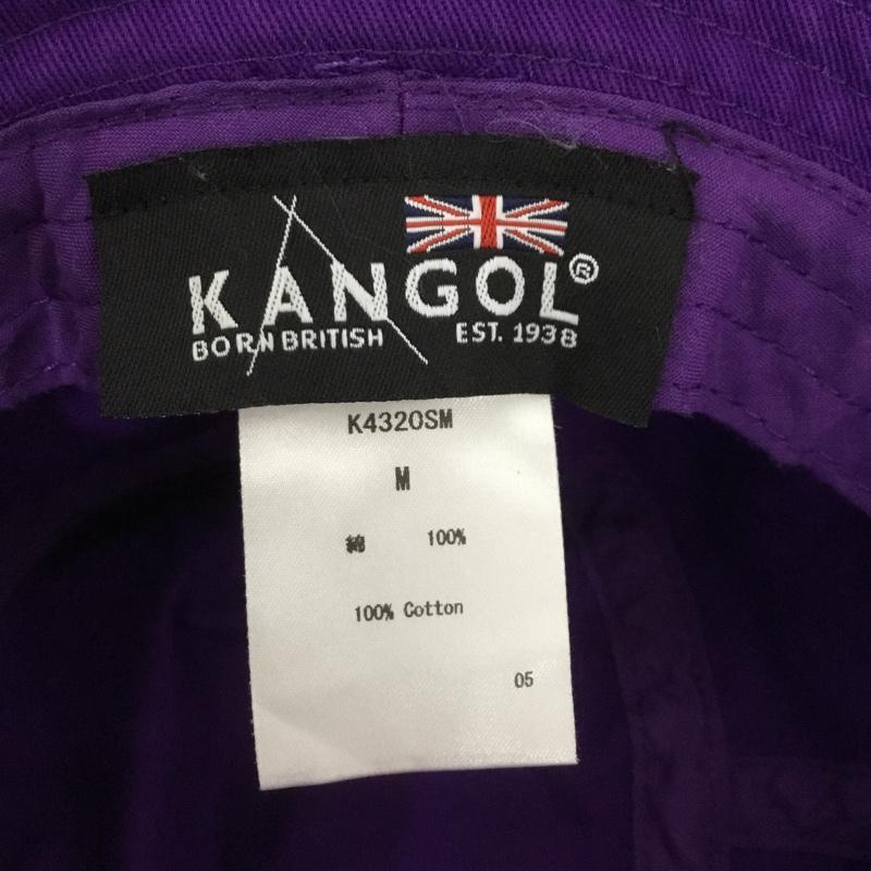 カンゴール KANGOL 帽子 ハット K4320SM WASHED BUCKET バケットハット ロゴ、文字 紫 / パープル /  メンズ USED 古着 中古 10127012