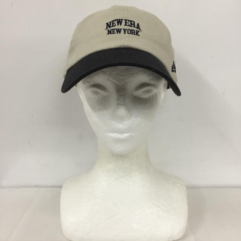 ニューエラ NEW ERA 帽子 キャップ 刺繍 ロゴ、文字 紺 / ネイビー /  レディース USED 古着 中古 10127013