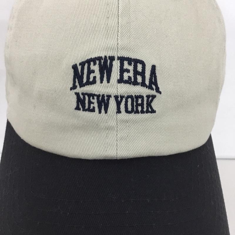 ニューエラ NEW ERA 帽子 キャップ 刺繍 ロゴ、文字 紺 / ネイビー /  レディース USED 古着 中古 10127013