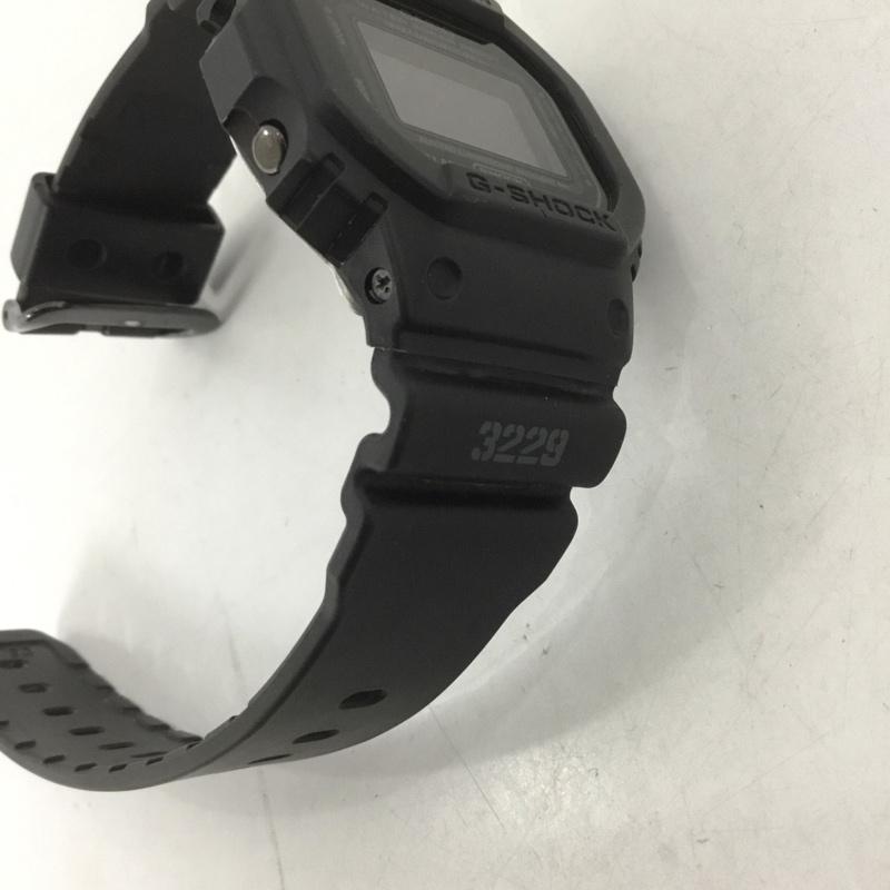 ジーショック G-SHOCK 腕時計 デジタル DW-5600MS マットブラック ロゴ、文字 黒 / ブラック /  メンズ USED 古着 中古 10127014