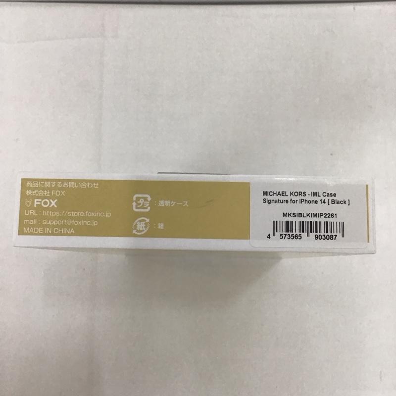 マイケルコース MICHAEL KORS ファッション小物 ファッション小物 MKSIBLKIMIP2261 iPhone 14 iPhoneケース IML Case Signature ロゴ、文字 マルチカラー / マルチカラー /  レディース USED 古着 中古 10127032