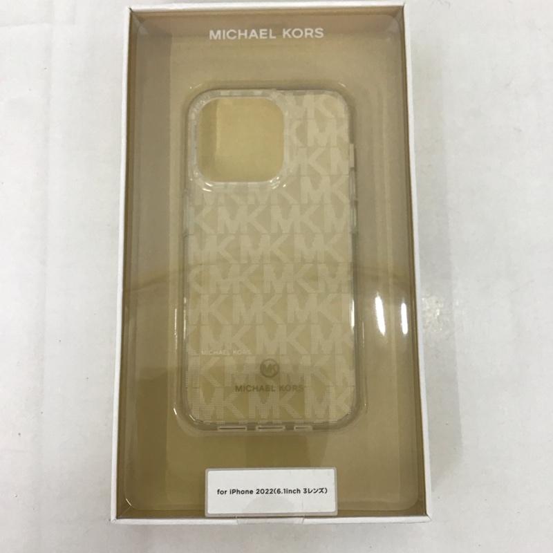 マイケルコース MICHAEL KORS ファッション小物 ファッション小物 MKSIWHTIMIP2261P iPhone 14 Pro iPhoneケース クリアケース ロゴ、文字 マルチカラー / マルチカラー /  レディース USED 古着 中古 10127033
