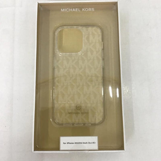 マイケルコース MICHAEL KORS ファッション小物 ファッション小物 MKSIWHTIMIP2261P iPhone 14 Pro iPhoneケース クリアケース ロゴ、文字 マルチカラー / マルチカラー /  レディース USED 古着 中古 10127035