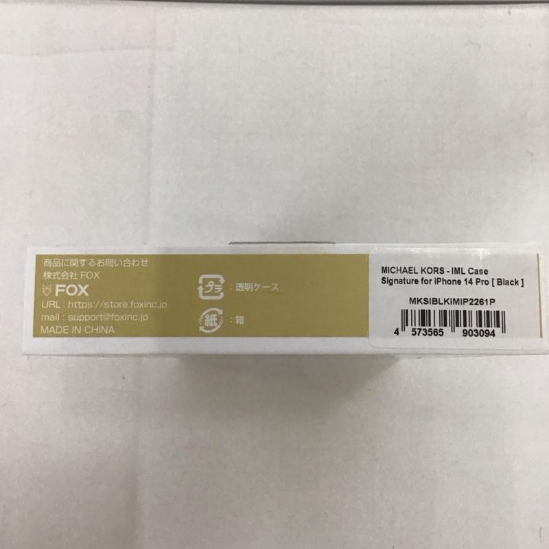 マイケルコース MICHAEL KORS ファッション小物 ファッション小物 MKSIBLKIMIP2261P iPhone 14 Pro iPhoneケース IML Case Signature ロゴ、文字 マルチカラー / マルチカラー /  レディース USED 古着 中古 10127043