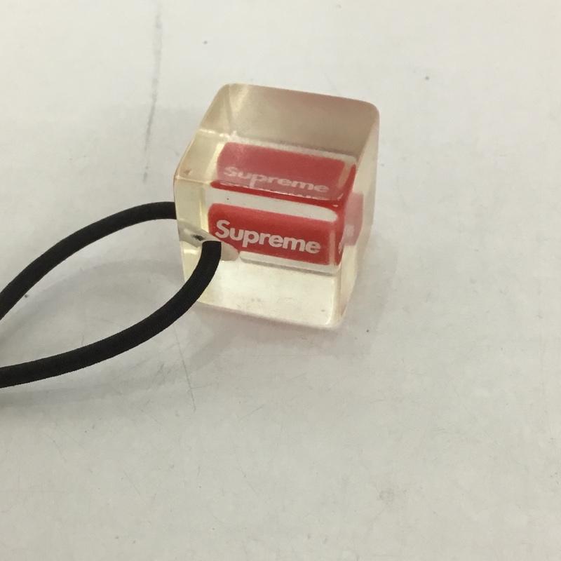 シュプリーム Supreme ファッション小物 ファッション小物 Hair Bobbles 18SS ヘアゴム ロゴ、文字 赤 / レッド / X 透明 / クリア /  メンズ USED 古着 中古 10127056