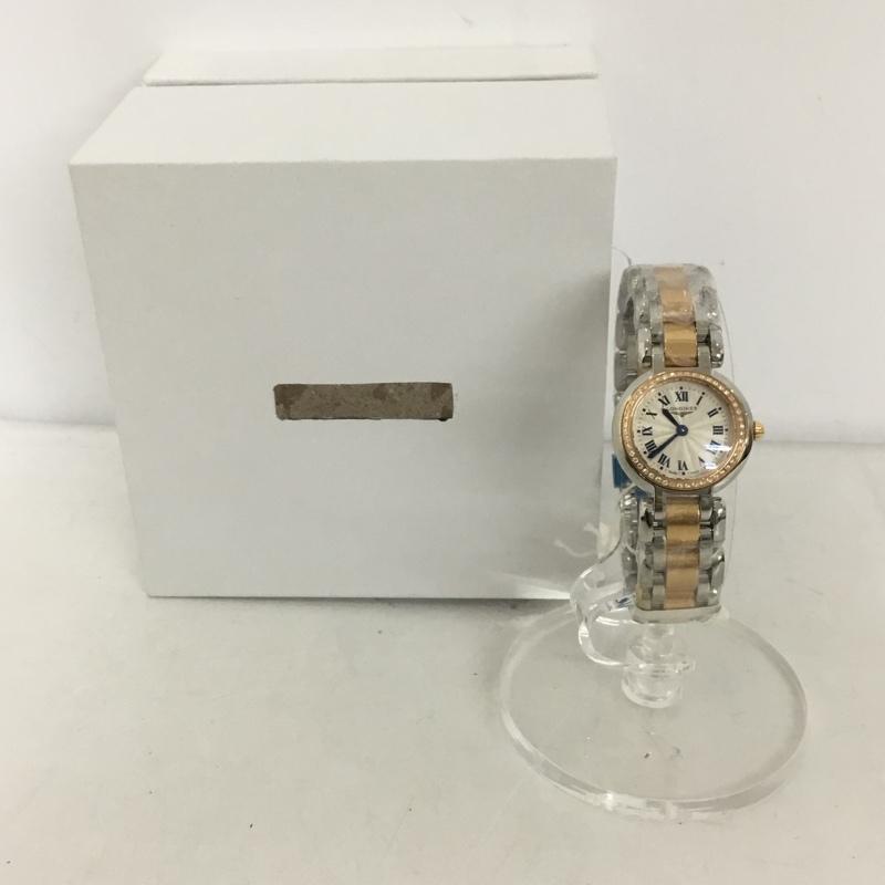 ロンジン LONGINES 腕時計 アナログ（クォーツ式） L81095796 PrimaLuna 箱有 ロゴ、文字 銀 / シルバー /  レディース USED 古着 中古 10127058