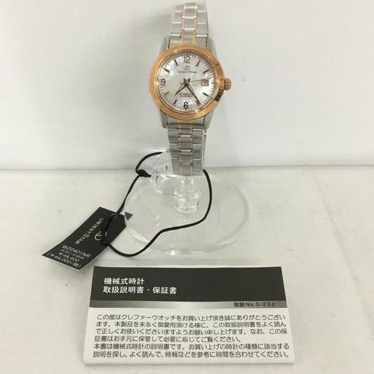 オリエントスター ORIENTSTAR 腕時計 アナログ（自動巻き） WZ0401NR NR1B-PO-B ロゴ、文字 銀 / シルバー /  レディース USED 古着 中古 10127060