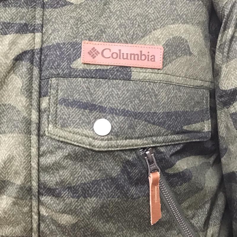 コロンビア Columbia ジャケット、上着 ダウンジャケット ジップアップジャケット ダウンジャケット アウター L プリント マルチカラー / マルチカラー /  メンズ USED 古着 中古 10127061