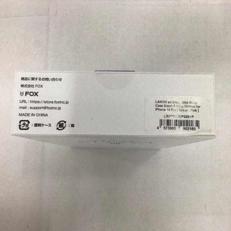 ランバン LANVIN ファッション小物 ファッション小物 LBSPKSRIP2261P iPhoneケース iPhone 14 Pro 無地 桃 / ピンク /  レディース USED 古着 中古 10127062