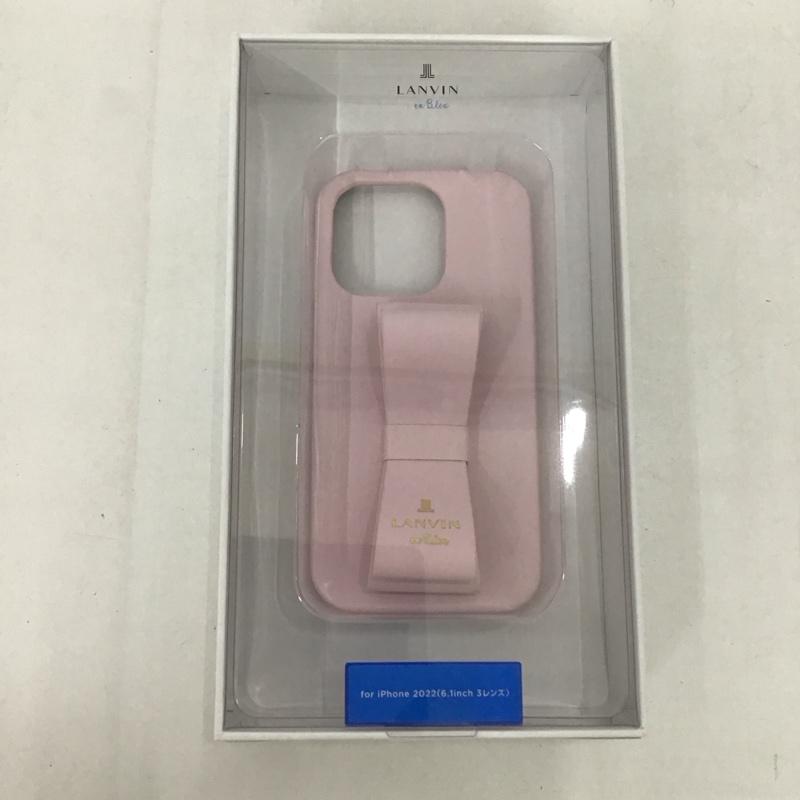 ランバン LANVIN ファッション小物 ファッション小物 LBSPKSRIP2261P iPhoneケース iPhone 14 Pro 無地 桃 / ピンク /  レディース USED 古着 中古 10127063