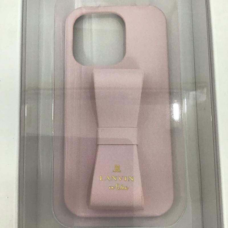 ランバン LANVIN ファッション小物 ファッション小物 LBSPKSRIP2261P iPhoneケース iPhone 14 Pro 無地 桃 / ピンク /  レディース USED 古着 中古 10127063