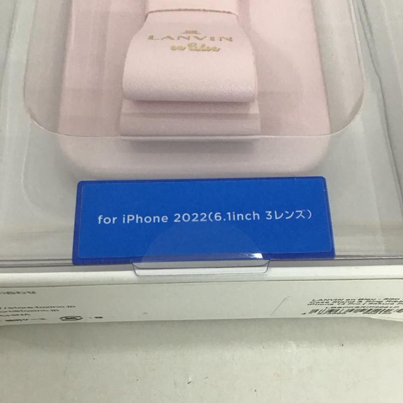 ランバン LANVIN ファッション小物 ファッション小物 LBSPKSRIP2261P iPhoneケース iPhone 14 Pro 無地 桃 / ピンク /  レディース USED 古着 中古 10127064