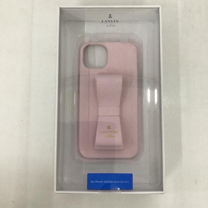 ランバン LANVIN ファッション小物 ファッション小物 LBSPKSRIP2261 iPhone 14ケース iPhoneケース リボンバックケース 無地 桃 / ピンク /  レディース USED 古着 中古 10127071
