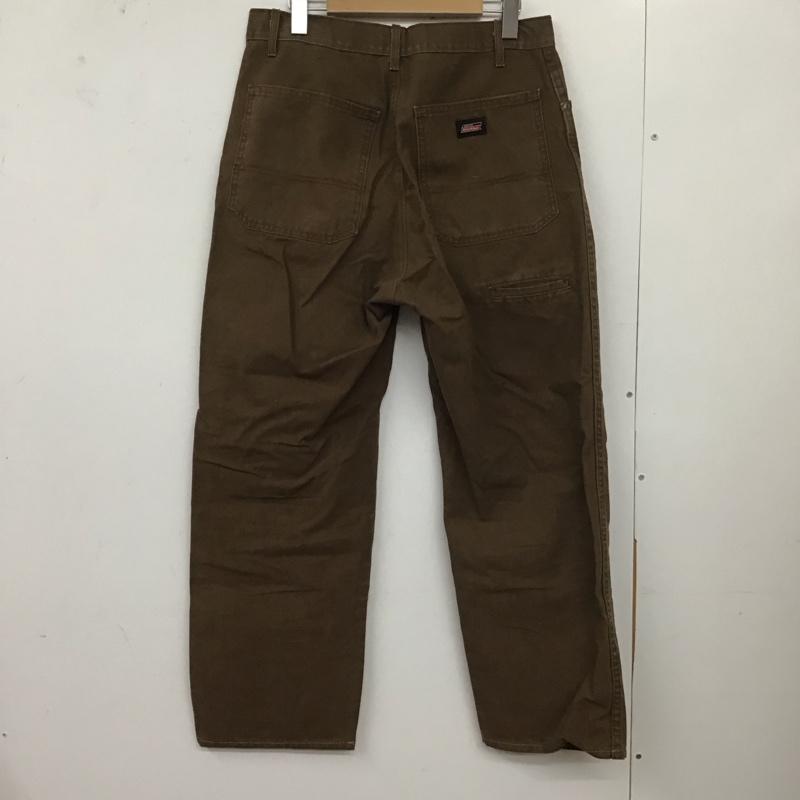 ディッキーズ Dickies パンツ ワークパンツ、ペインターパンツ ワークパンツ ワイドパンツ カジュアルパンツ 38インチ 無地 茶 / ブラウン /  メンズ USED 古着 中古 10127074