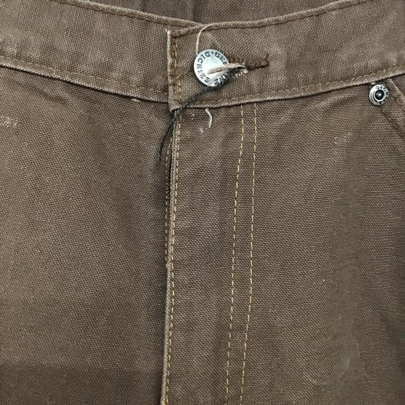 ディッキーズ Dickies パンツ ワークパンツ、ペインターパンツ ワークパンツ ワイドパンツ カジュアルパンツ 38インチ 無地 茶 / ブラウン /  メンズ USED 古着 中古 10127074