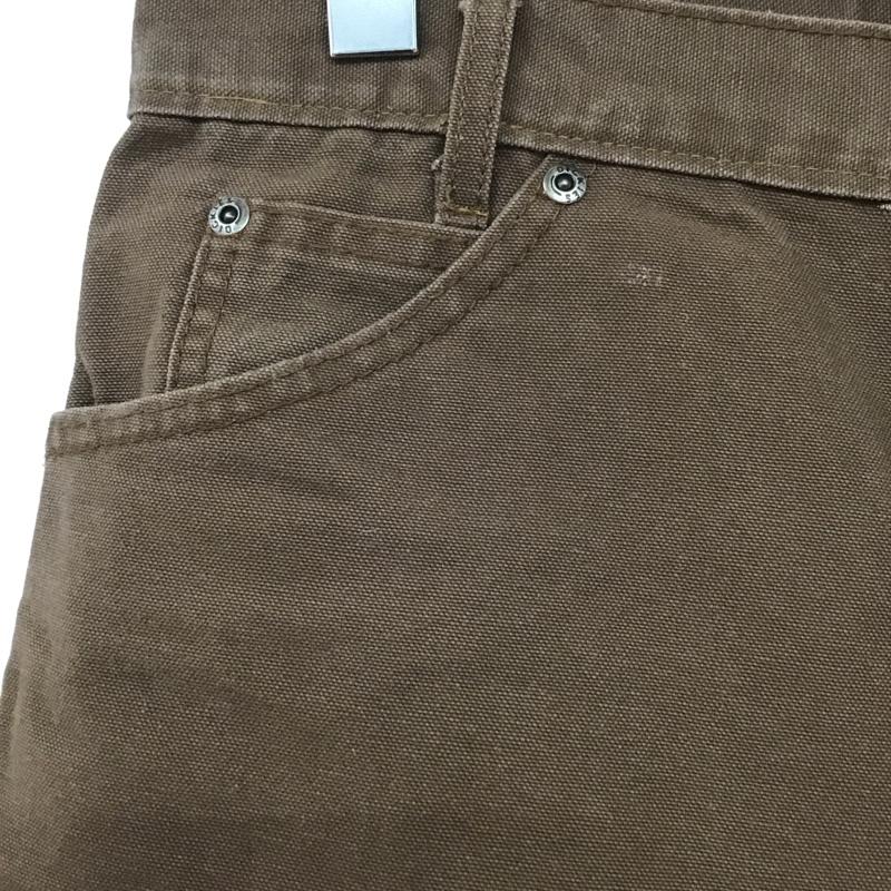 ディッキーズ Dickies パンツ ワークパンツ、ペインターパンツ ワークパンツ ワイドパンツ カジュアルパンツ 38インチ 無地 茶 / ブラウン /  メンズ USED 古着 中古 10127074