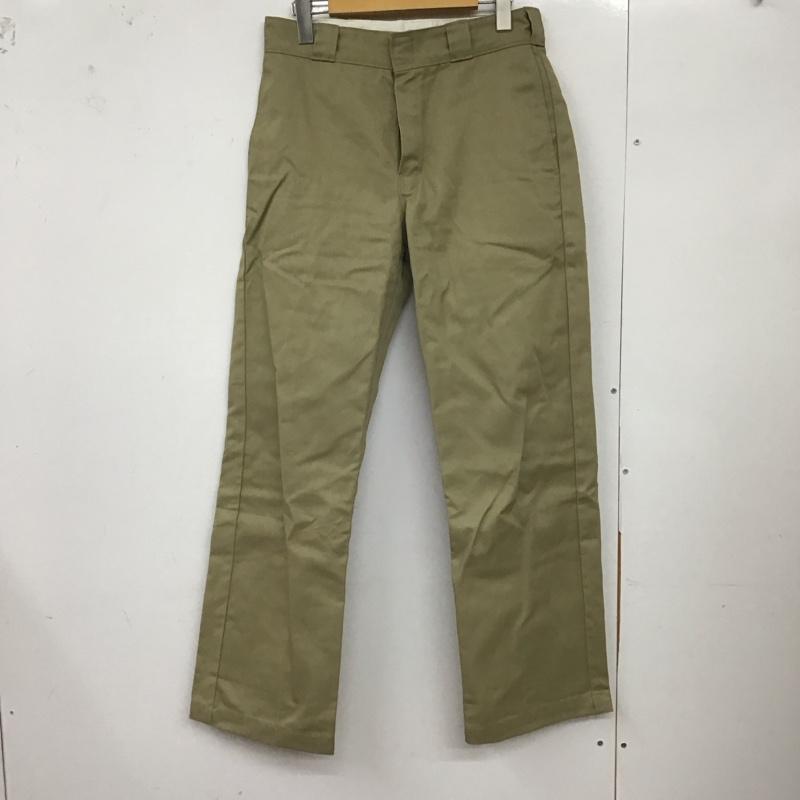 ディッキーズ Dickies パンツ ワークパンツ、ペインターパンツ ワークパンツ ワイドパンツ カジュアルパンツ チノパン 30インチ 無地 ベージュ / ベージュ /  メンズ USED 古着 中古 10127075