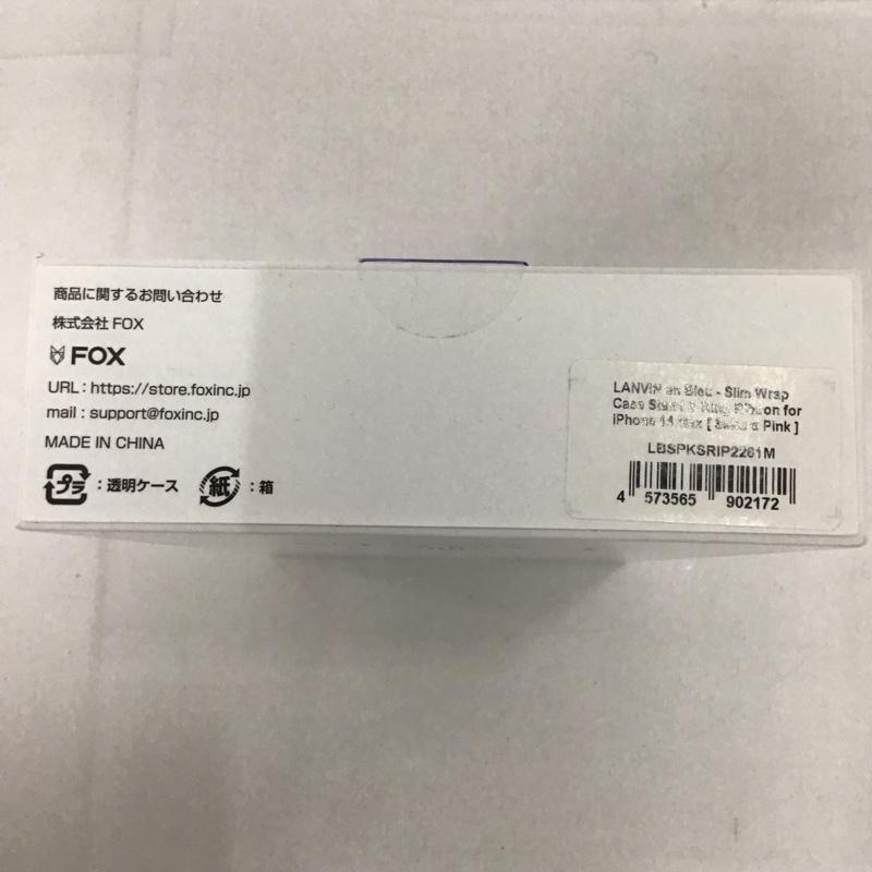 ランバン LANVIN ファッション小物 ファッション小物 LBSPKSRIP2261M iPhone 14 Plusケース iPhoneケース リボンバックケース 無地 桃 / ピンク /  レディース USED 古着 中古 10127080