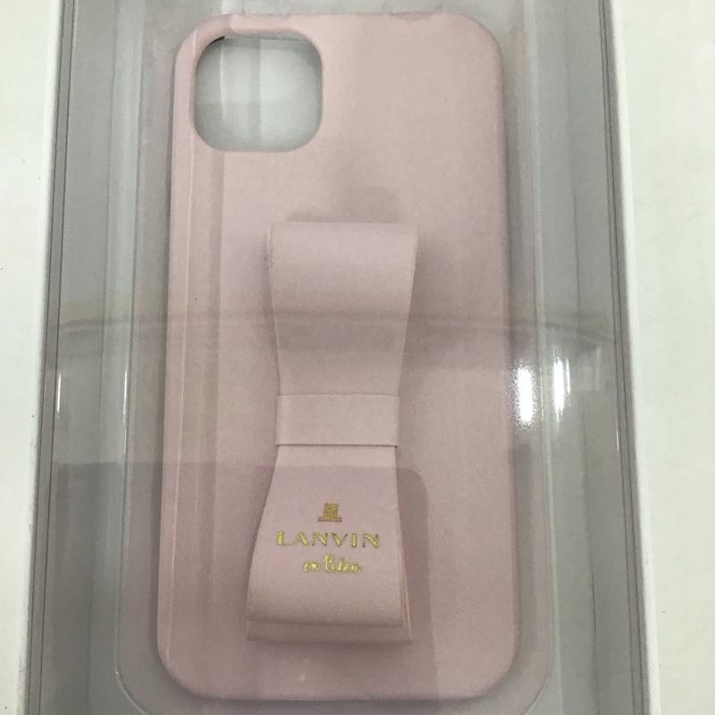 ランバン LANVIN ファッション小物 ファッション小物 LBSPKSRIP2261M iPhone 14 Plusケース iPhoneケース リボンバックケース 無地 桃 / ピンク /  レディース USED 古着 中古 10127081