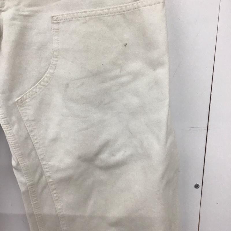 カーハート Carhartt パンツ ワークパンツ、ペインターパンツ ワークパンツ ワイドパンツ カジュアルパンツ ロゴ、文字 白 / ホワイト /  メンズ USED 古着 中古 10127082