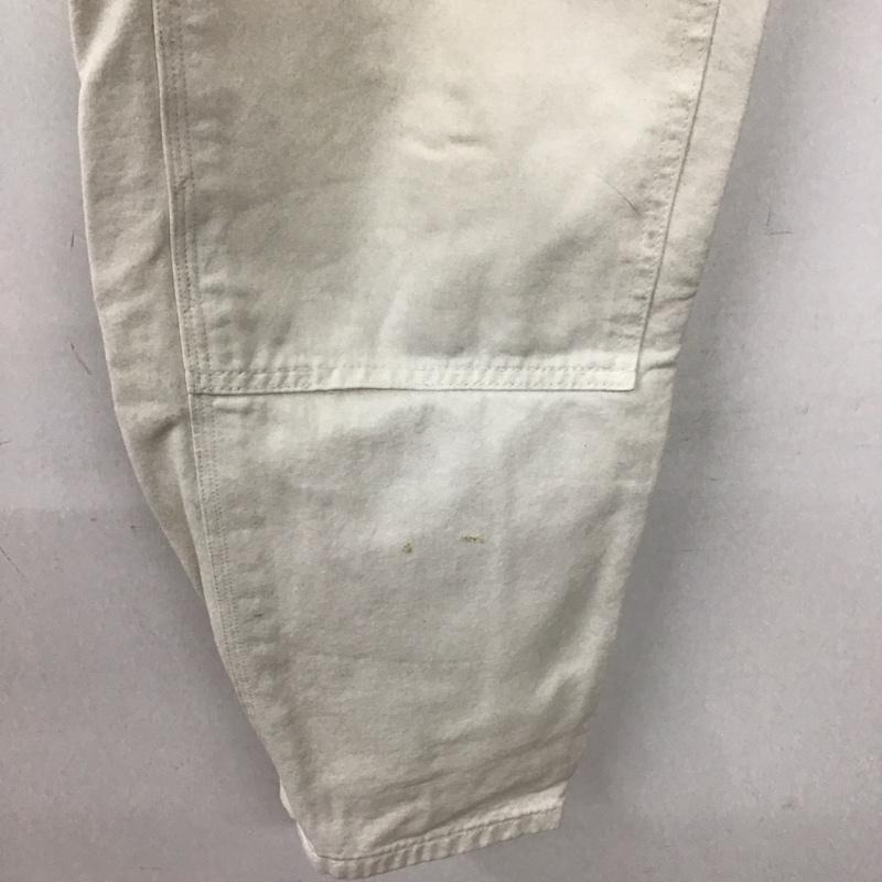 カーハート Carhartt パンツ ワークパンツ、ペインターパンツ ワークパンツ ワイドパンツ カジュアルパンツ ロゴ、文字 白 / ホワイト /  メンズ USED 古着 中古 10127082