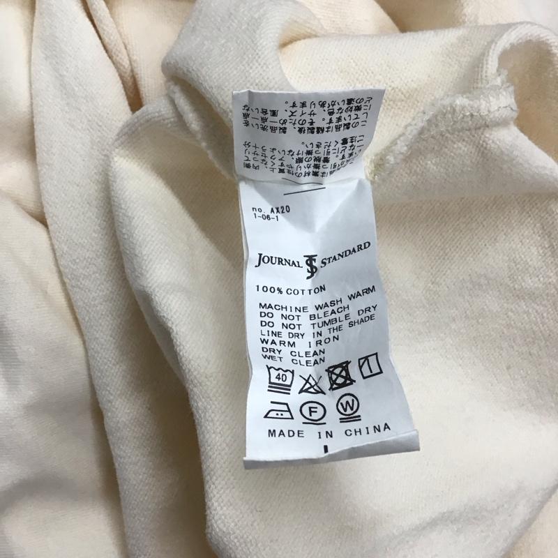 ジャーナルスタンダード JOURNAL STANDARD トレーナー 長袖 長袖トレーナー スウェット クルーネック プルオーバー L 無地 アイボリー / アイボリー /  メンズ USED 古着 中古 10127089