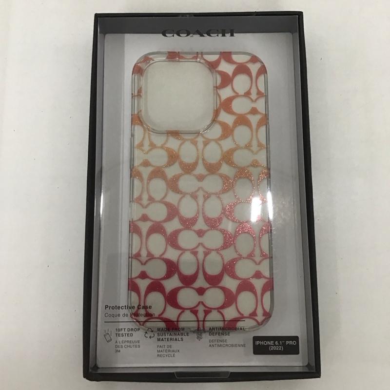 コーチ COACH ファッション小物 ファッション小物 CIPH-117-SCOGPK iPhone 14 Pro iPhoneケース Coach Protective Case ロゴ、文字 マルチカラー / マルチカラー /  レディース USED 古着 中古 10127090