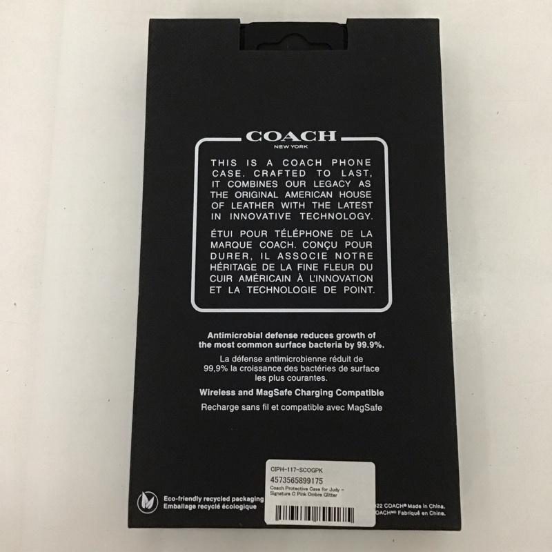 コーチ COACH ファッション小物 ファッション小物 CIPH-117-SCOGPK iPhone 14 Pro iPhoneケース Coach Protective Case ロゴ、文字 マルチカラー / マルチカラー /  レディース USED 古着 中古 10127090