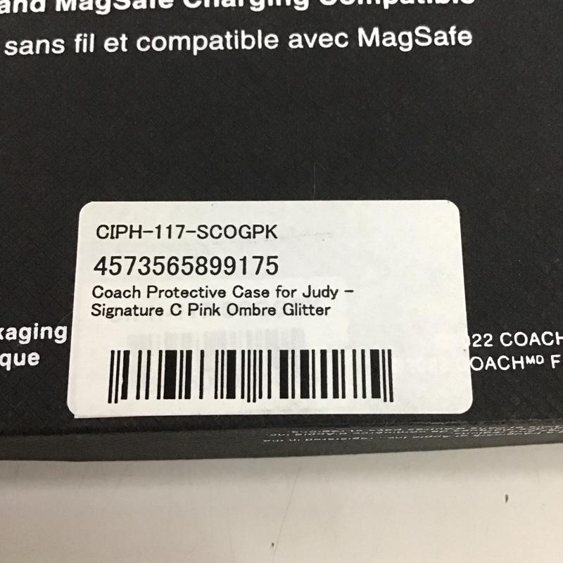 コーチ COACH ファッション小物 ファッション小物 CIPH-117-SCOGPK iPhone 14 Pro iPhoneケース Coach Protective Case ロゴ、文字 マルチカラー / マルチカラー /  レディース USED 古着 中古 10127091