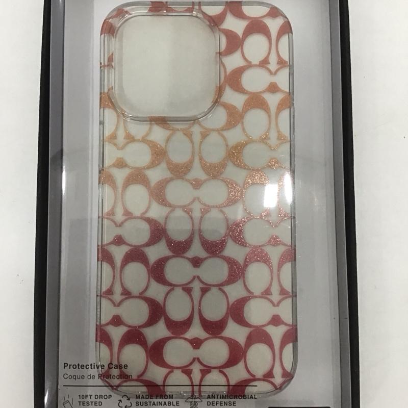 コーチ COACH ファッション小物 ファッション小物 CIPH-117-SCOGPK iPhone 14 Pro iPhoneケース Coach Protective Case ロゴ、文字 マルチカラー / マルチカラー /  レディース USED 古着 中古 10127091