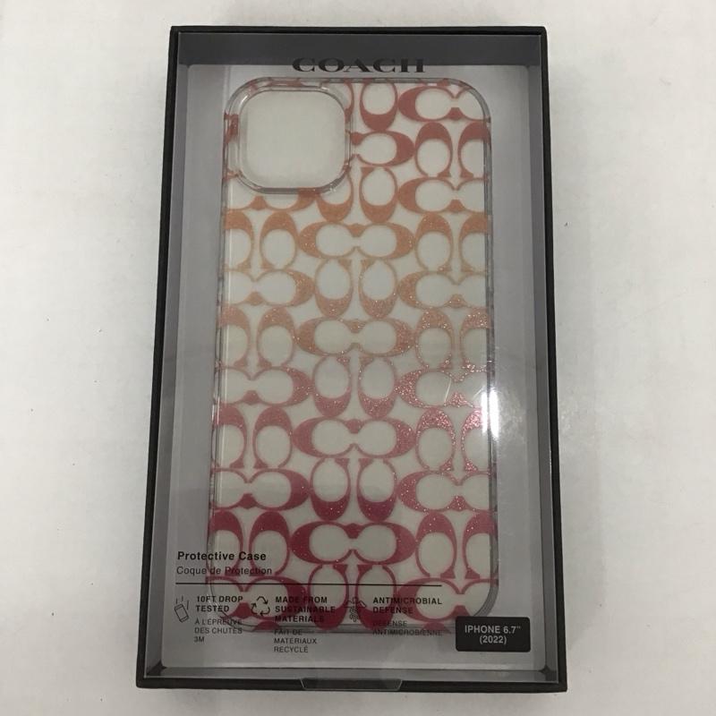 コーチ COACH ファッション小物 ファッション小物 CIPH-120-SCOGPK iPhone 14 Plus iPhoneケースCoach Protective Case ロゴ、文字 マルチカラー / マルチカラー /  レディース USED 古着 中古 10127097