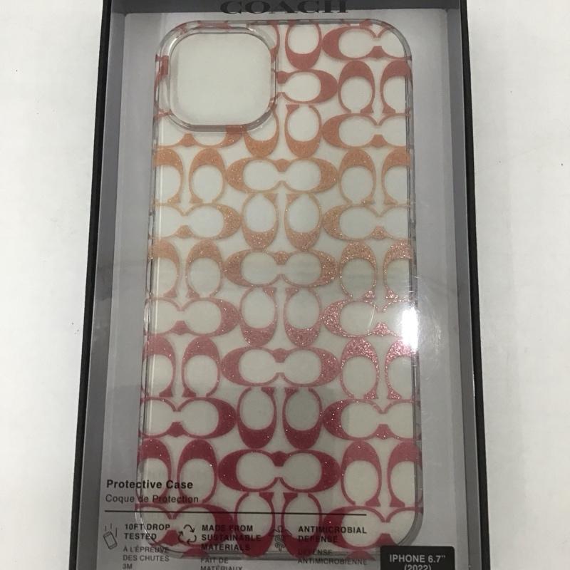 コーチ COACH ファッション小物 ファッション小物 CIPH-120-SCOGPK iPhone 14 Plus iPhoneケースCoach Protective Case ロゴ、文字 マルチカラー / マルチカラー /  レディース USED 古着 中古 10127100