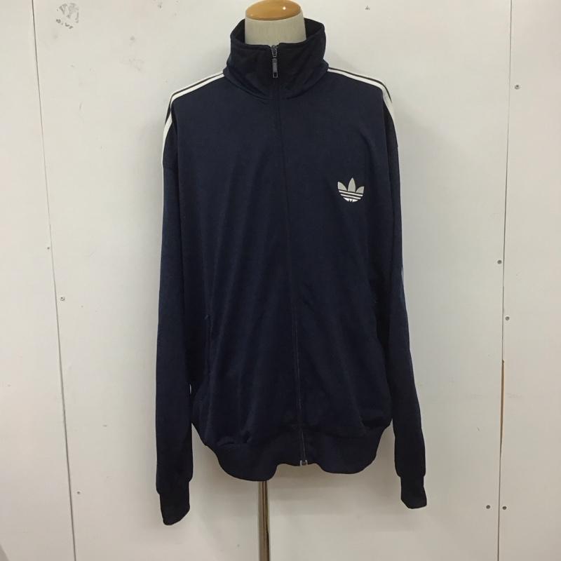 アディダスオリジナルス adidas originals ジャケット、上着 ジャケット、ブレザー e14647 ジャケット ジップアップジャケット ジャージ XXL ロゴ、文字 紺 / ネイビー /  メンズ USED 古着 中古 10127102