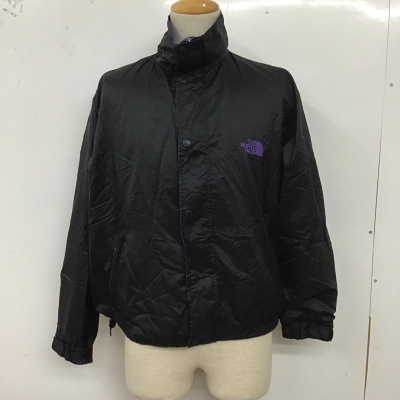 ザノースフェイス THE NORTH FACE ジャケット、上着 ジャンパー、ブルゾン ジップアップジャケット ナイロンジャケット スタンドカラー M ロゴ、文字 黒 / ブラック /  メンズ USED 古着 中古 10127103