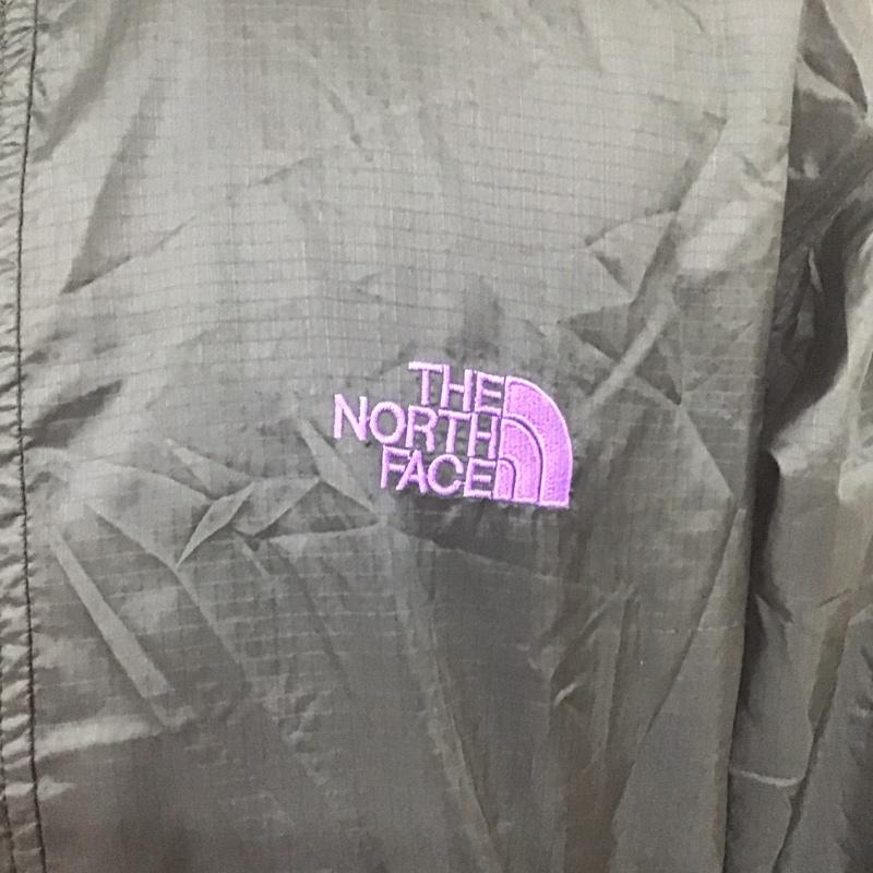 ザノースフェイス THE NORTH FACE ジャケット、上着 ジャンパー、ブルゾン ジップアップジャケット ナイロンジャケット スタンドカラー M ロゴ、文字 黒 / ブラック /  メンズ USED 古着 中古 10127103