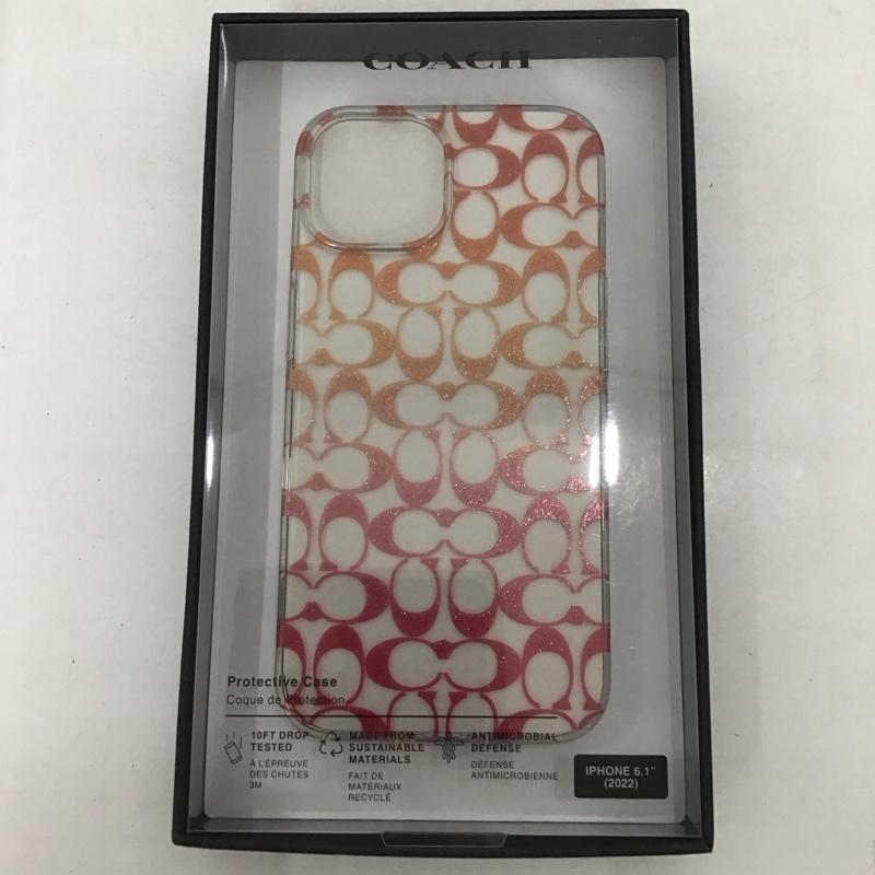 コーチ COACH ファッション小物 ファッション小物 CIPH-114-SCOGPK iPhoneケース iPhone 14 6.1インチCoach Protective Case ロゴ、文字 マルチカラー / マルチカラー /  レディース USED 古着 中古 10127112