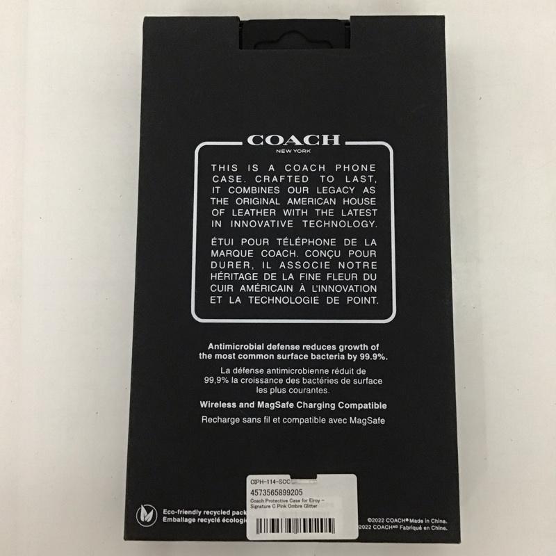 コーチ COACH ファッション小物 ファッション小物 CIPH-114-SCOGPK iPhoneケース iPhone 14 6.1インチCoach Protective Case ロゴ、文字 マルチカラー / マルチカラー /  レディース USED 古着 中古 10127113