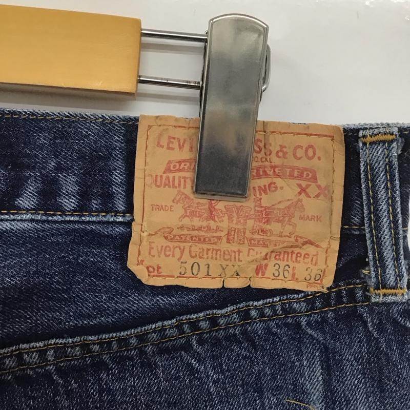 リーバイストラウスアンドコー Levi Strauss & co. パンツ デニム、ジーンズ デニムパンツ ワイドパンツ カジュアルパンツ 36 ダメージ加工 インディゴ / インディゴ /  メンズ USED 古着 中古 10127114