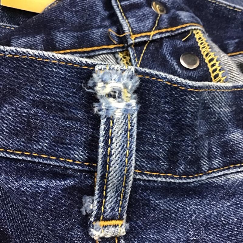 リーバイストラウスアンドコー Levi Strauss & co. パンツ デニム、ジーンズ デニムパンツ ワイドパンツ カジュアルパンツ 36 ダメージ加工 インディゴ / インディゴ /  メンズ USED 古着 中古 10127114