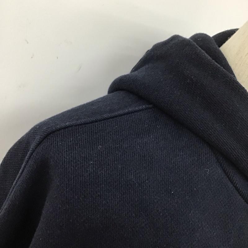ノーティカ NAUTICA パーカー 長袖 長袖パーカー プルオーバーパーカー スウェット M ロゴ、文字 紺 / ネイビー /  メンズ USED 古着 中古 10127132