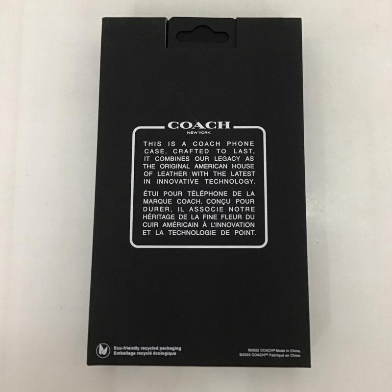 コーチ COACH ファッション小物 ファッション小物 CIPH-131-BLKEB iPhone 14 Pro iPhoneケース Slim Wrap ロゴ、文字 黒 / ブラック /  レディース USED 古着 中古 10127135